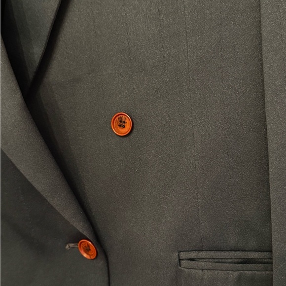 Di Palma Italia Vintage Double-Breasted Green Blazer - Picture 4 of 6